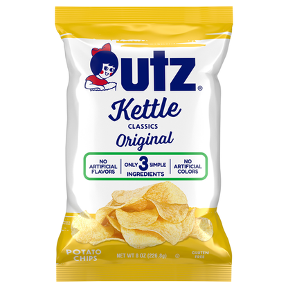 Utz 8oz Bag Kettle Cooked Potato Chips