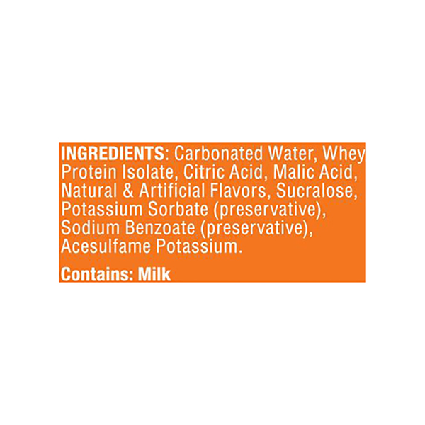 Bucked Up Lightly Carbonated Orange Cream Protein  DestGlow
