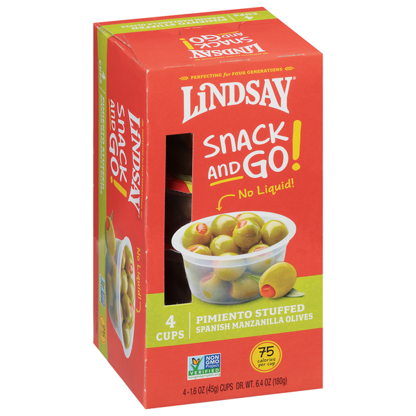 Lindsay Snack and Go Pimiento Stuffed Spanish Manzanilla Olives  DestGlow