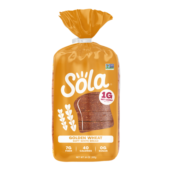 SOLA Golden Wheat Soft White Bread, Non-GMO, No Added Sugar  DestGlow