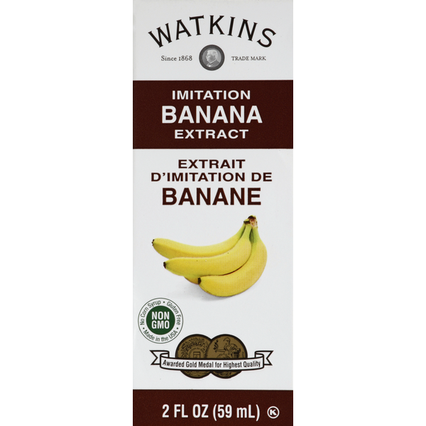 Watkins Banana Extract, Imitation  DestGlow