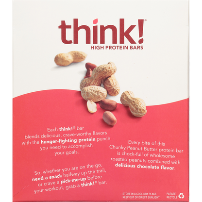think! Chunky Peanut Butter Chocolate High Protein Bars