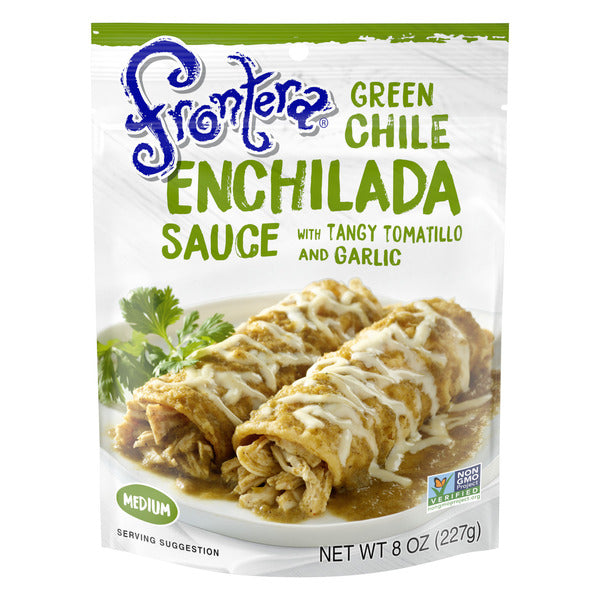 Frontera Green Chile Medium Enchilada Sauce with Tangy Tomatillo and Garlic, 8 oz  DestGlow