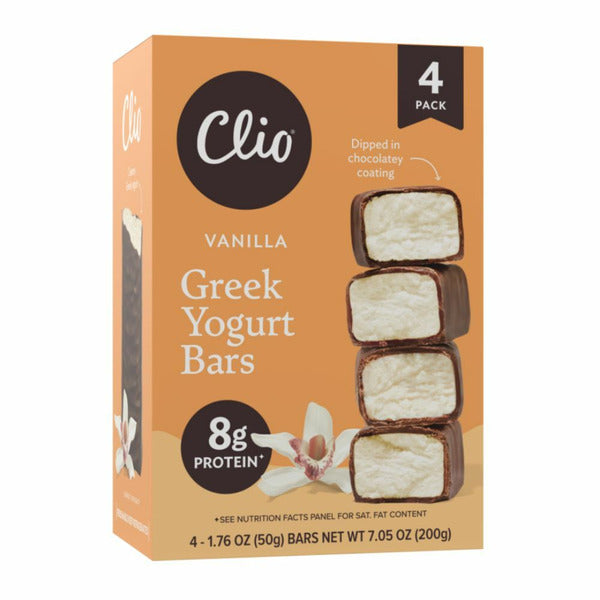 Clio Vanilla Greek Yogurt Bars  DestGlow