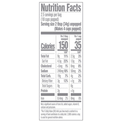 Jolly Time Simply Popped Butter Microwave Popcorn