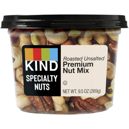 KIND Pre-packaged Bulk No Salt Premium Nut Mix