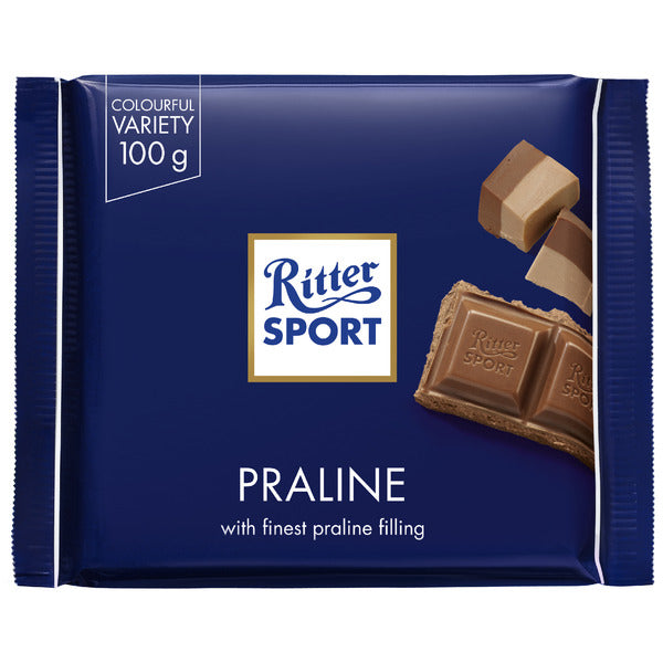 Ritter Sport Milk Chocolate with Praline Filling  DestGlow