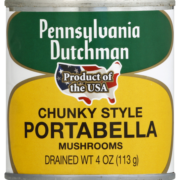 Pennsylvania Dutchman Mushrooms, Portabella, Chunky Style  DestGlow