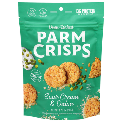 ParmCrisps Oven-Baked Sour Cream &amp; Onion Cheese Snack
