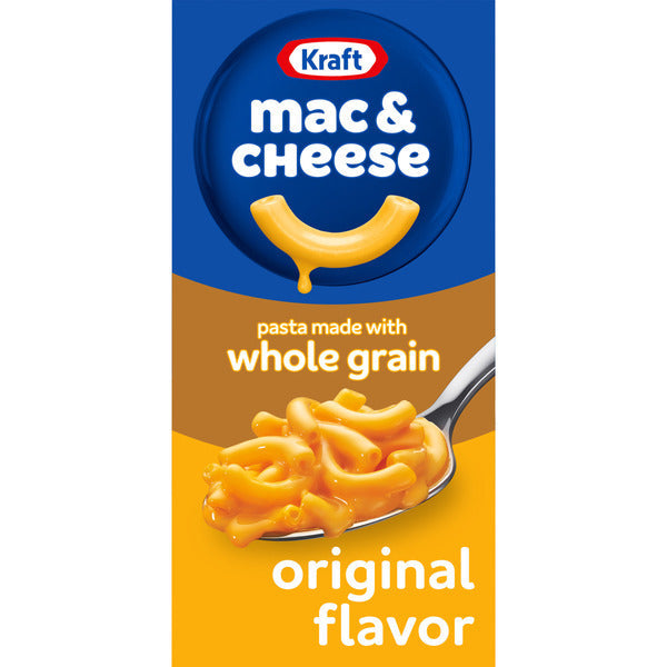 Kraft Original Mac &amp; Cheese Macaroni and Cheese Dinner with Whole Grain Pasta  DestGlow