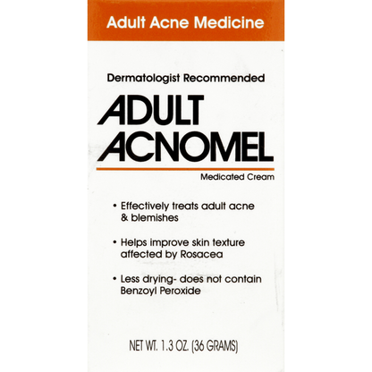 Adult Acnomel Acne Medication, Adult, Tinted Cream