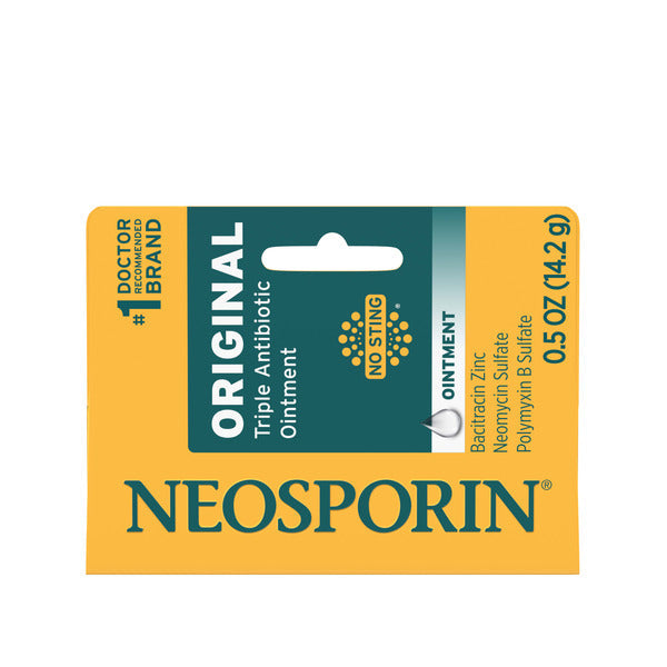 NEOSPORIN Original Triple Antibiotic Ointment, Bacitracin Zinc, .5 oz  DestGlow