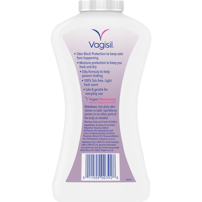 Vagisil Deodorant Powder, 100% Talc Free