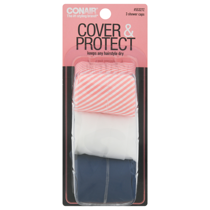 Conair Shower Caps, Cover &amp; Protect