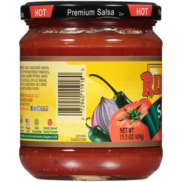 Red Gold Salsa Hot  DestGlow