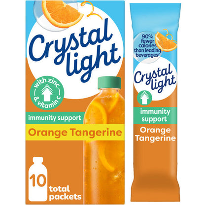 Crystal Light Immunity Support Orange Tangerine Powdered Drink Mix