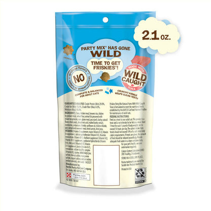 Purina Friskies Natural Cat Treats, Party Mix Natural Yums With Wild Tuna