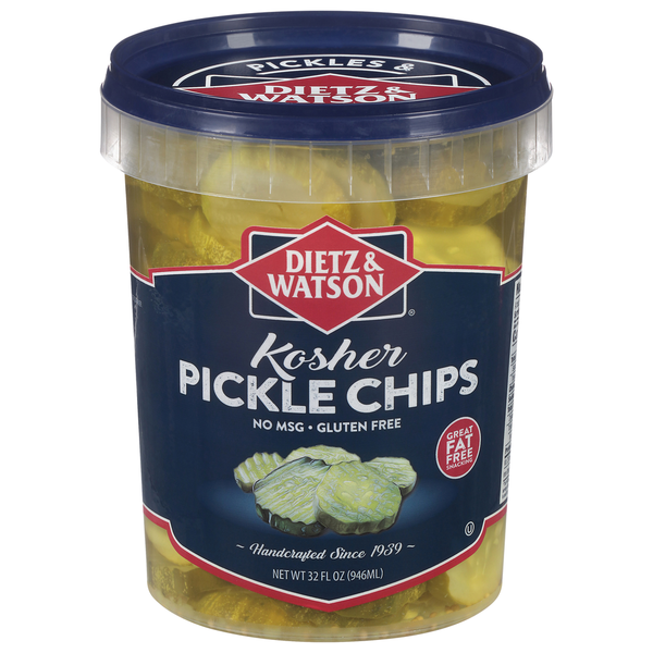 Dietz &amp; Watson Pickle Chips, Kosher  DestGlow