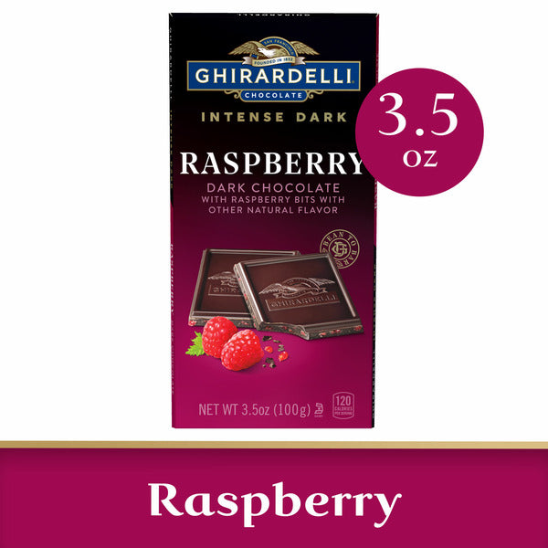 Ghirardelli Intense Dark Chocolate Bar - Raspberry Radiance  DestGlow