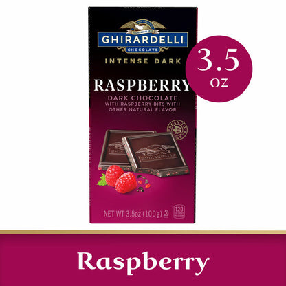 Ghirardelli Intense Dark Chocolate Bar - Raspberry Radiance