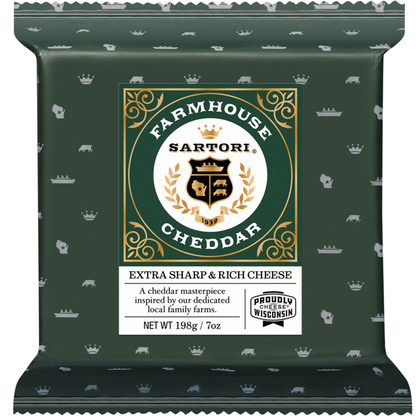 Sartori Cheese, Extra Sharp &amp; Rich, Farmhouse Cheddar