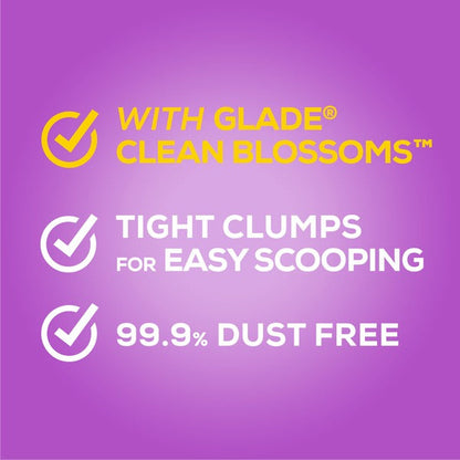 Purina Tidy Cats Low Dust LightWeight Cat Litter, LightWeight Glade Clean Blossoms Multi Cat Litter