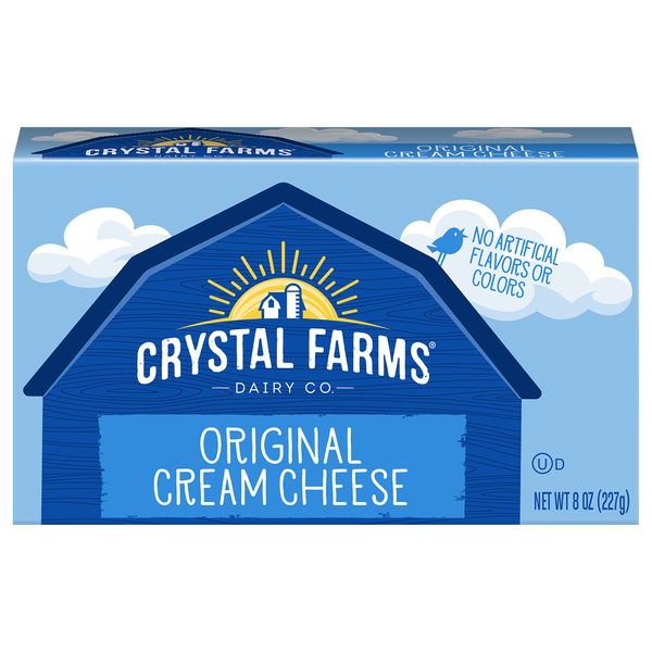 Crystal Farms Cream Cheese, Original  DestGlow