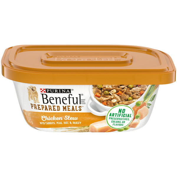 Purina Beneful High Protein Wet Dog Food With Gravy, Prepared Meals Chicken Stew  DestGlow