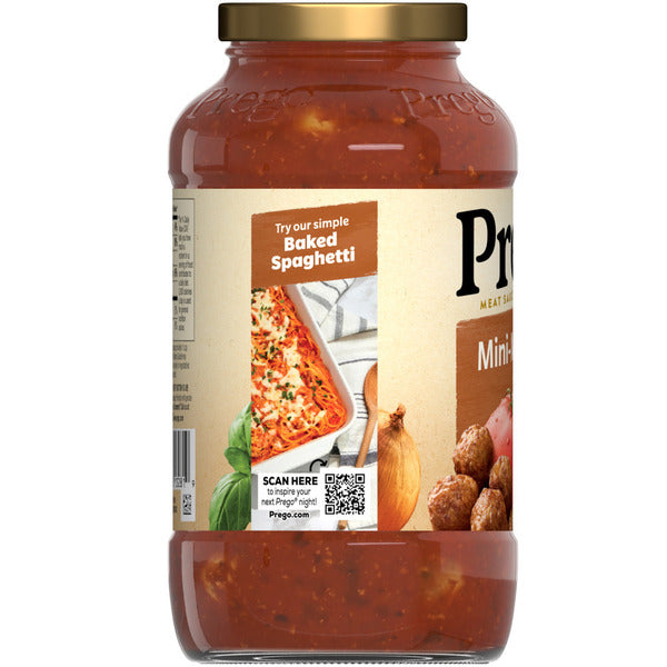 Prego Mini-Meatball Meat Sauce  DestGlow