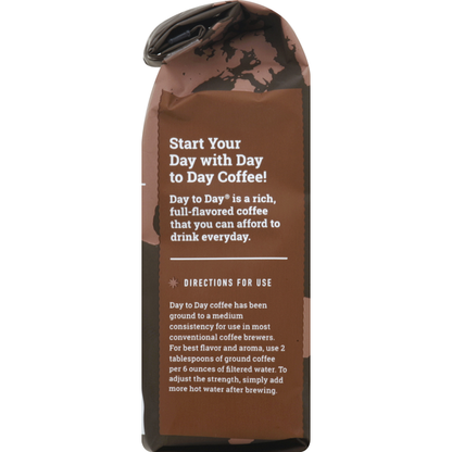 Day to Day Coffee, Ground, Light Roast, Salted Caramel