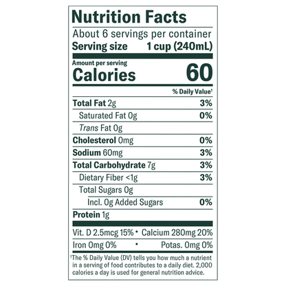 Chobani Zero Sugar Unsweetened Oatmilk