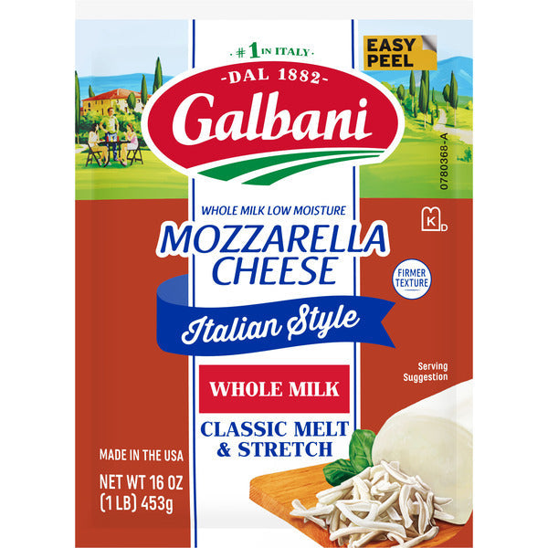 Galbani Whole Milk Low Moisture Mozzarella Cheese  DestGlow