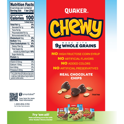 Quaker Granola Bars, Chocolate Chip