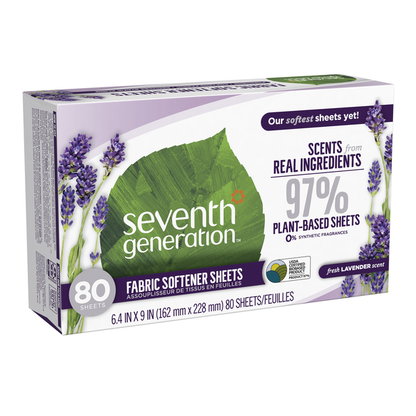 Seventh Generation Dryer Sheets Fresh Lavender Scent