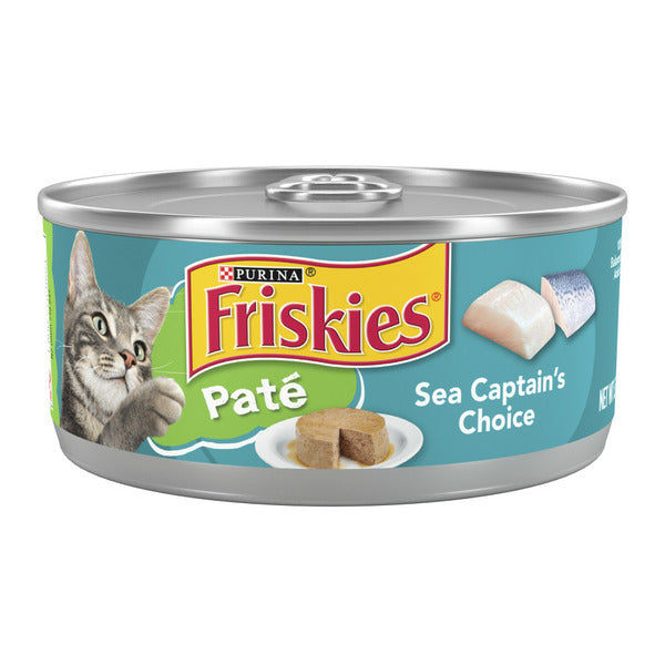 Purina Friskies Wet Cat Food Pate, Sea Captain&