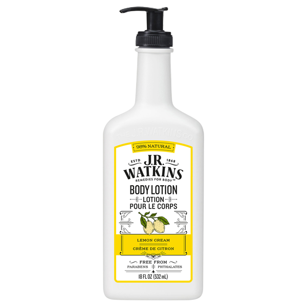 J.R. Watkins Body Lotion, Lemon Cream  DestGlow