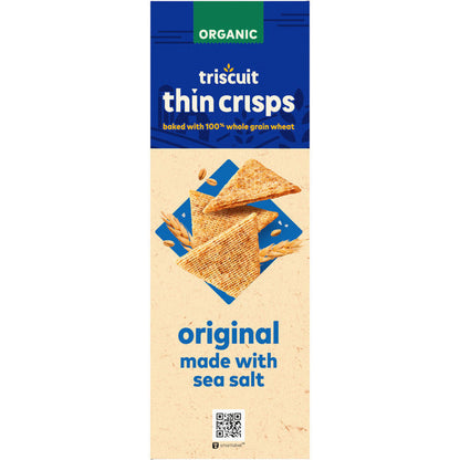TRISCUIT Organic Original Thin Crisps Crackers