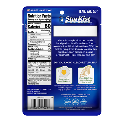 StarKist Wild Caught Albacore White Tuna in Water