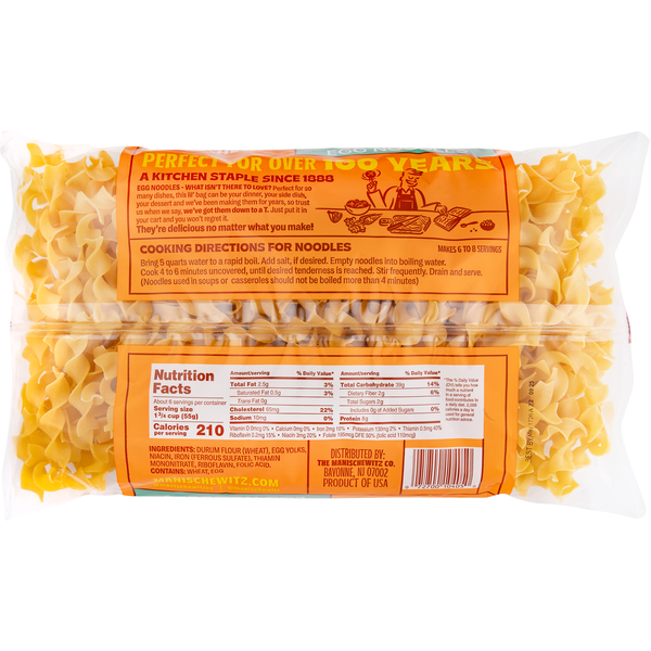 Manischewitz Wide Egg Noodles  DestGlow