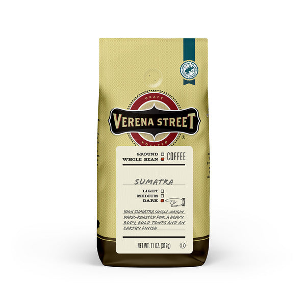 Verena Street Coffee Sumatra Whole Bean Coffee  DestGlow