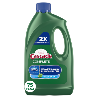 Cascade Complete Gel Dishwasher Detergent, Fresh Scent