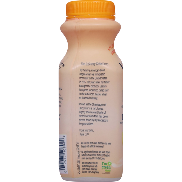 Lifeway Peach Kefir  DestGlow