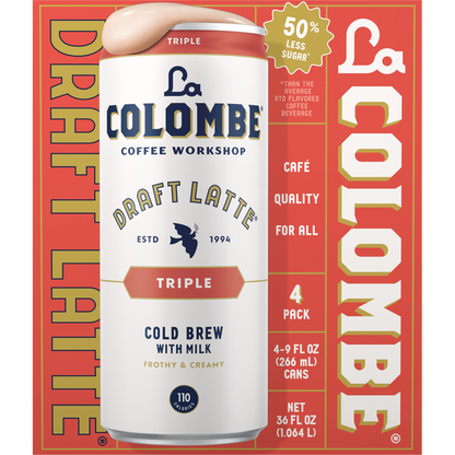 La Colombe Draft Latte Triple Cold Brew with Milk