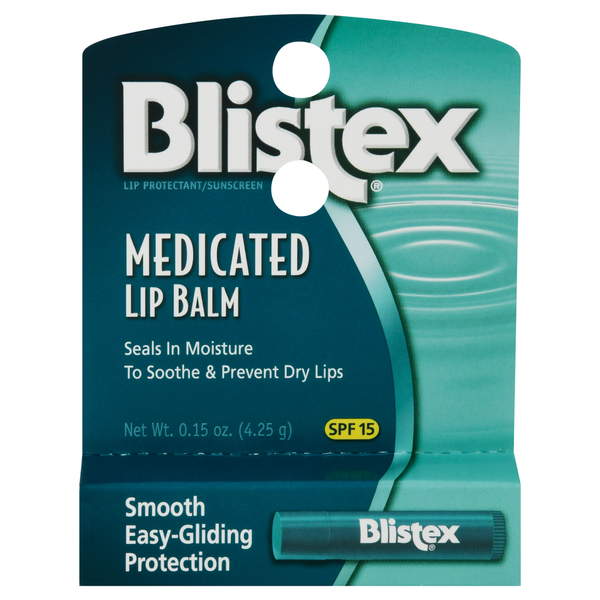 Blistex Lip Balm, Medicated, SPF 15  DestGlow