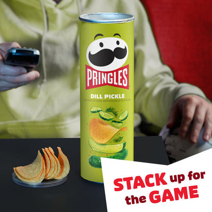 Pringles Dill Pickle Potato Crisps Chips, Lunch Snacks, 5.5 oz  DestGlow