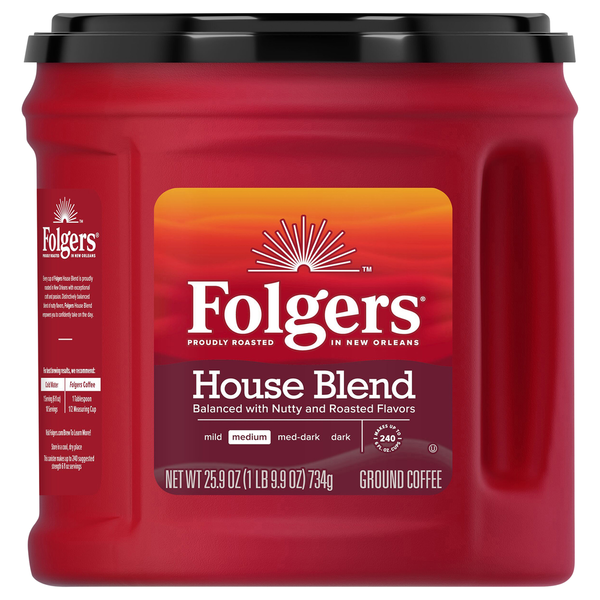 Folgers Ground Medium House Blend Coffee  DestGlow