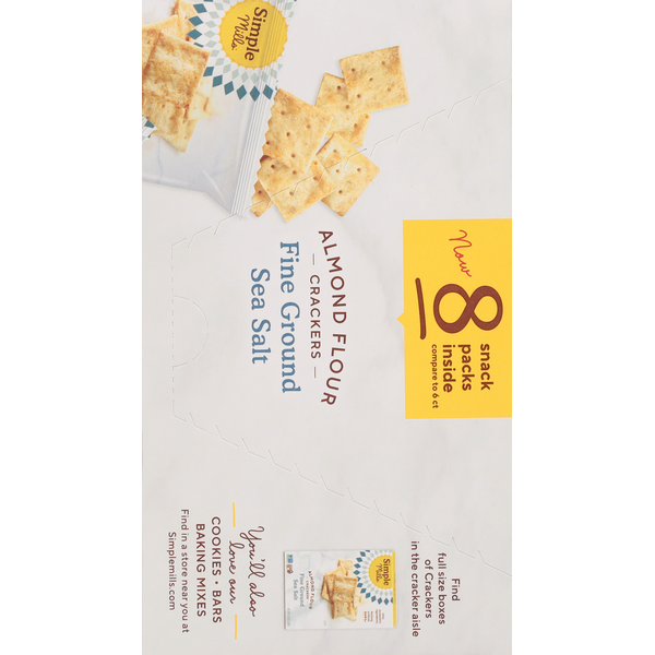 Simple Mills  Crackers, Fine Ground Sea Salt, Almond Flour  DestGlow