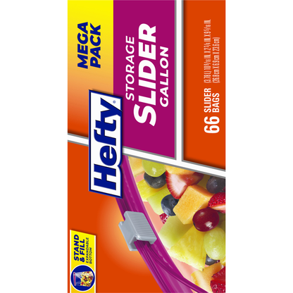 Hefty Storage Slider Bags