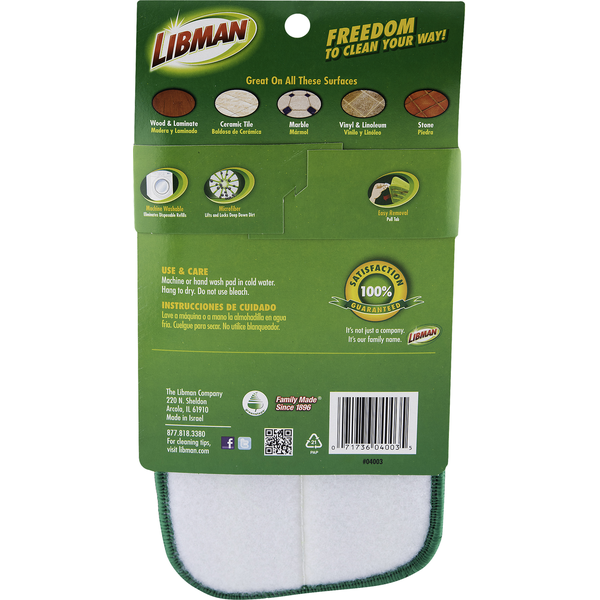 Libman Cleaning Pad Green  DestGlow