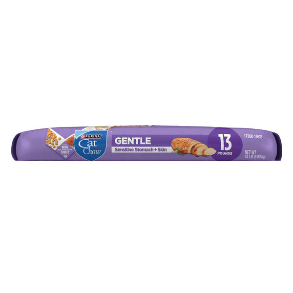 Purina Cat Chow Gentle Sensitive Stomach and Skin Dry Cat Food with Turkey  DestGlow